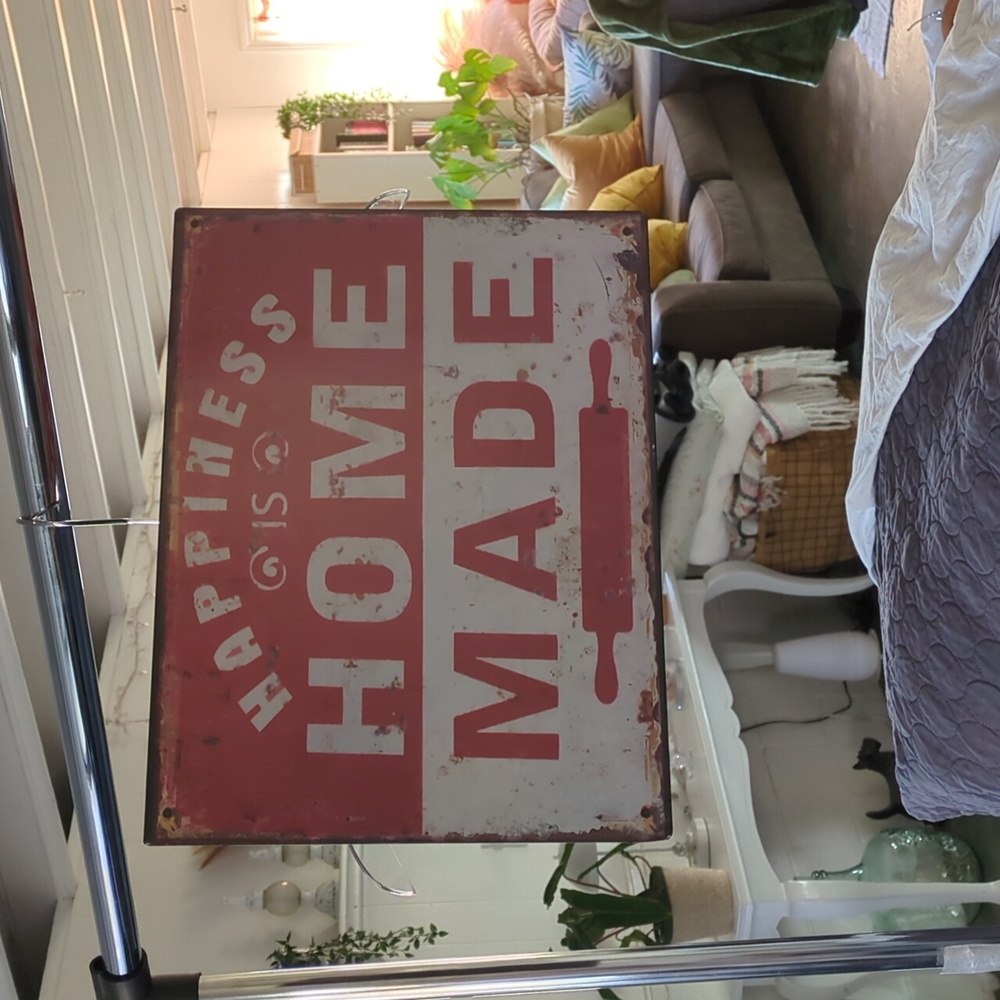 Metal sign